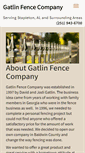 Mobile Screenshot of gatlinfence.net